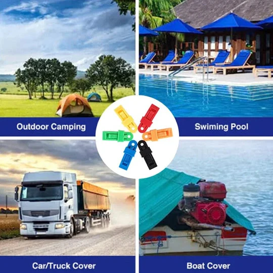 Adjustable Heavy Duty Lock Grip for Tarp & Shade Cloth - Image 5