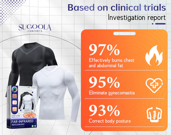 Anyidea™ Far-Infrared Tourmaline Magnetic Mens Undershirt - Image 6