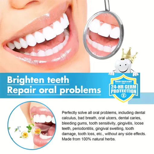 Fivfivgo™ Pflanzlicher aufhellender Reparaturschaum für den Mund - Image 5