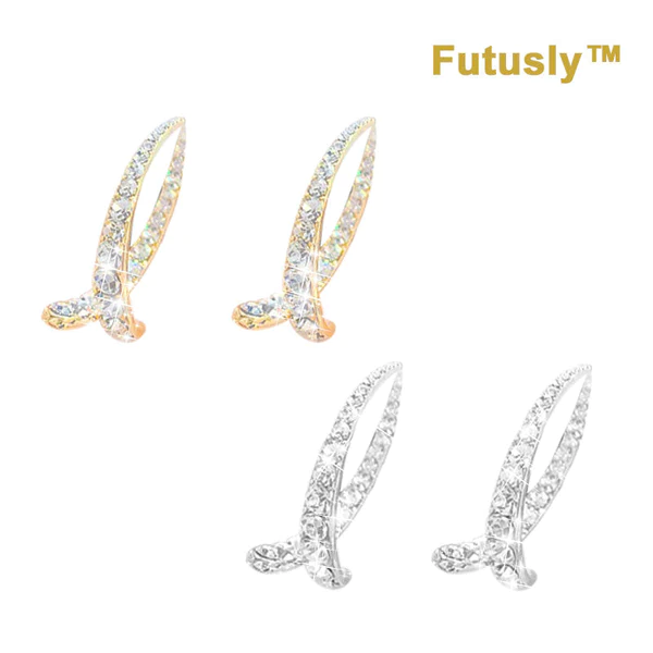 Futusly™ Lymphatic Magnetic Germanium Cross Curved Earrings - Image 2