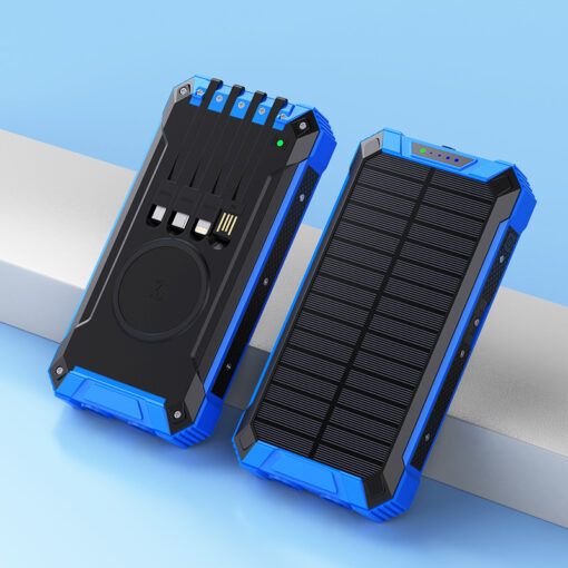 Portable Wireless Solar Power Bank
