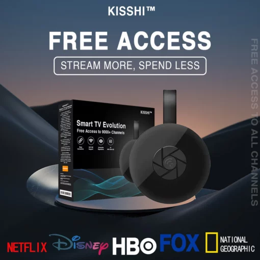 KISSHI™ Smart TV Evolution Free Access to 9000+ Channels - Image 4