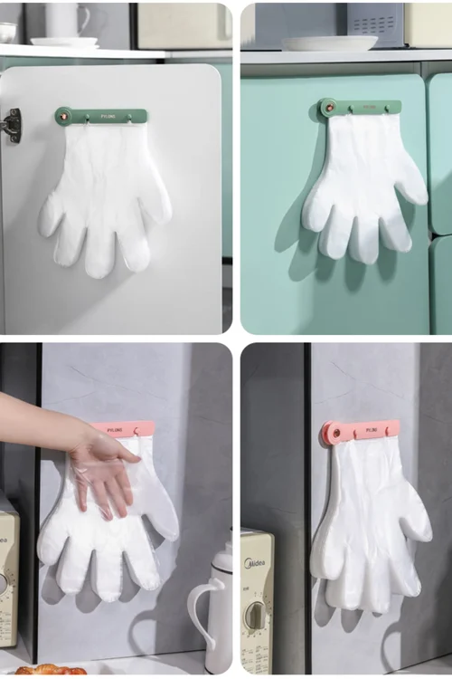 Disposable Glove Holder Organizer Wall Mounted (With 100PCS Gloves) - Image 3