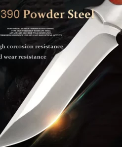 M390 carbon steel military high hardness knife