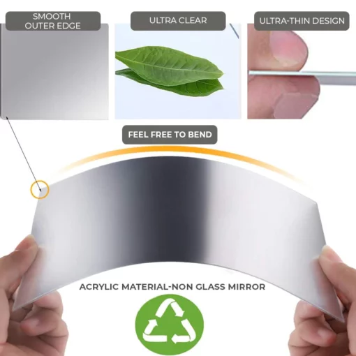 Oveallgo™ Self-Adhesive Acrylic Mirror - Image 3