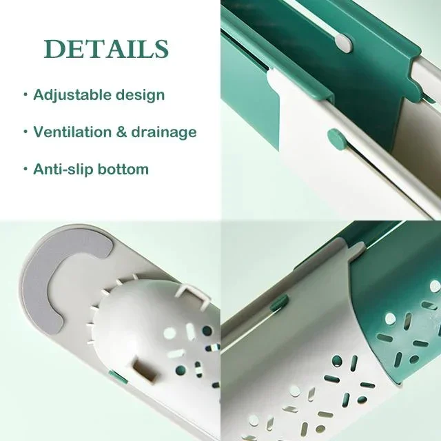 Updated Telescopic Sink Storage Rack - Image 4