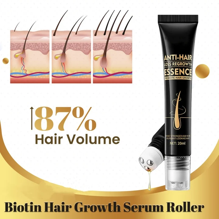 KISSHI™ Biotin Hair Growth Roll-On Massage Essence - Image 8