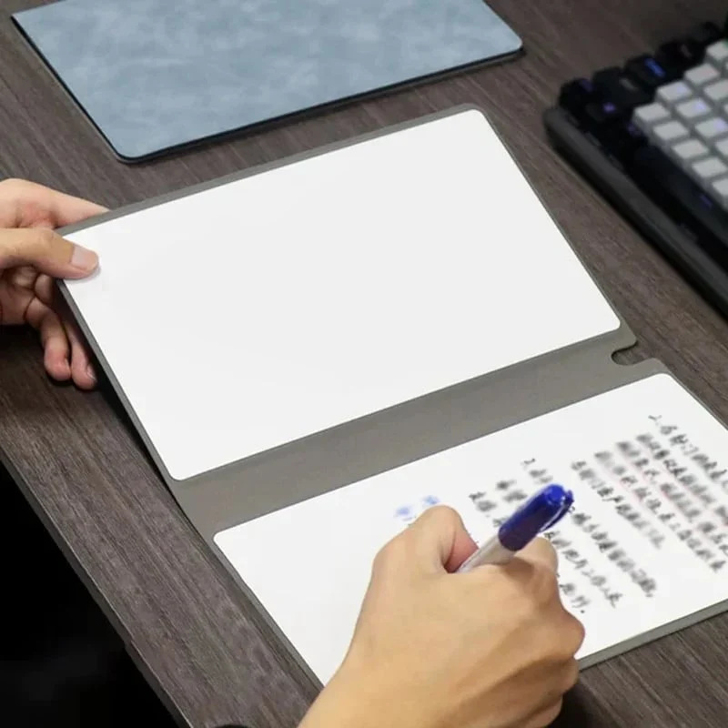 Smart Reusable Leather Notebook - Image 4