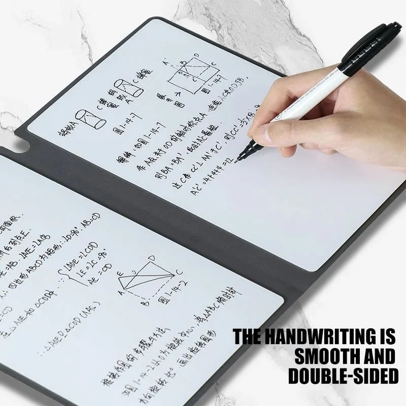 Smart Reusable Leather Notebook - Image 7