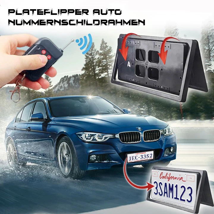 iRosesilk™ 3s PlateFlipper Kennzeichenhalter für Autos - Image 4
