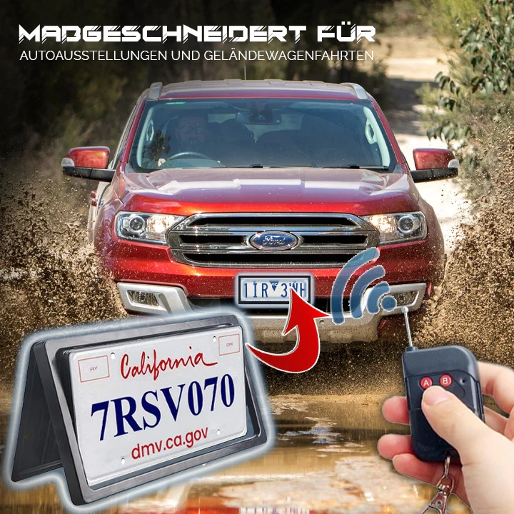 iRosesilk™ 3s PlateFlipper Kennzeichenhalter für Autos - Image 6