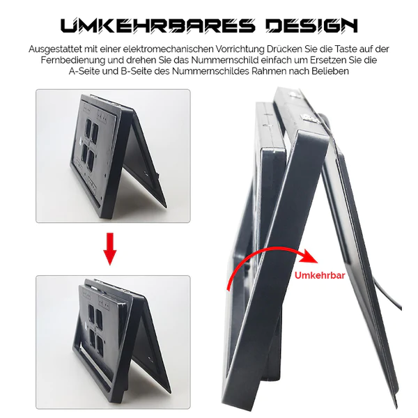 iRosesilk™ 3s PlateFlipper Kennzeichenhalter für Autos - Image 7