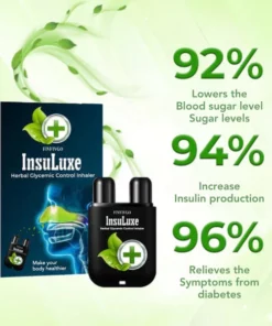 Oveallgo™ Inhalateur de contrôle glycémique à base de plantes InsuLuxe