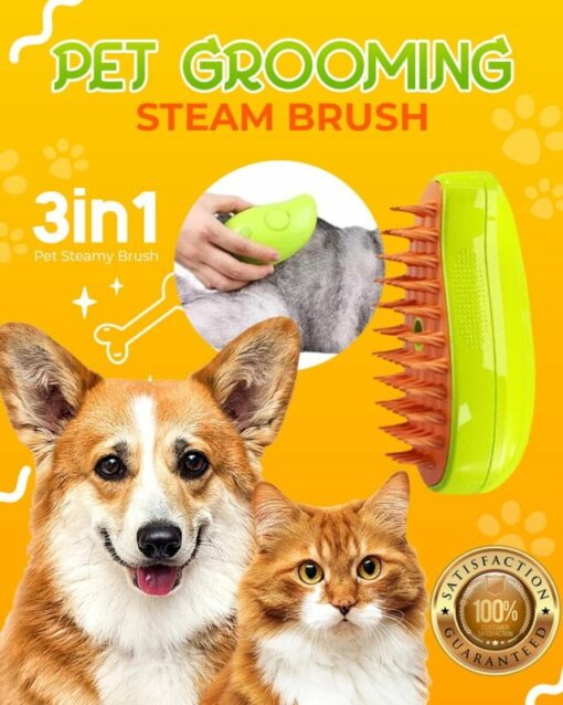 Pet Grooming Steamy Brush
