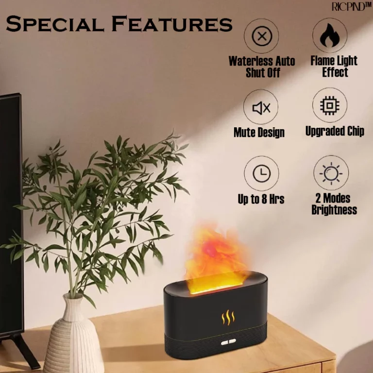 RICPIND Flame Aroma Ultrasonic Air Humidifier - Image 4
