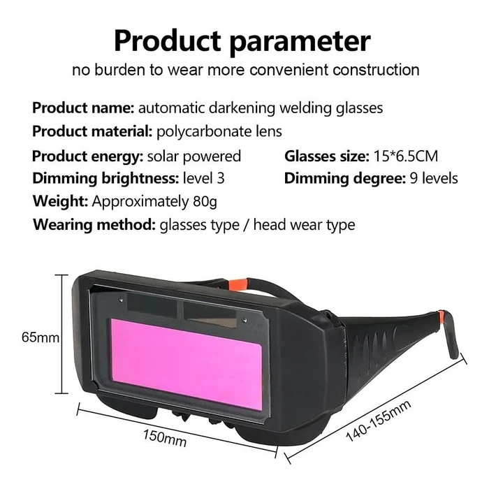 Auto Dimming Welding Glasses - Image 6