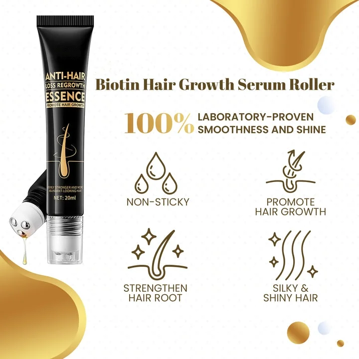 KISSHI™ Biotin Hair Growth Roll-On Massage Essence - Image 7