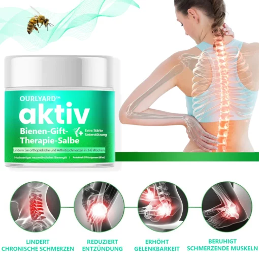 Ourlyard™ ACTIV Bienengift Gelenk- und Knochentherapiecreme - Image 2