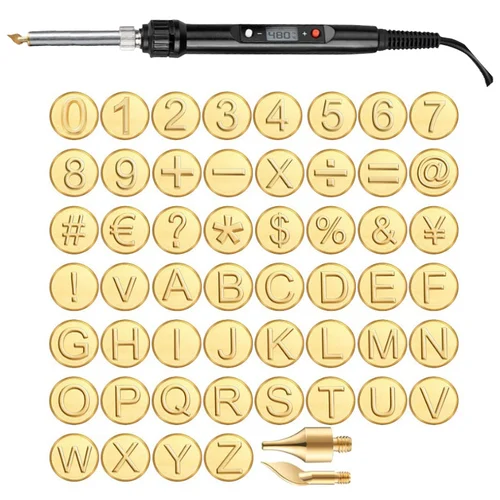 26 Buchstaben Kupferform -DIY Holzverbrennung / Schnitzset - Image 12