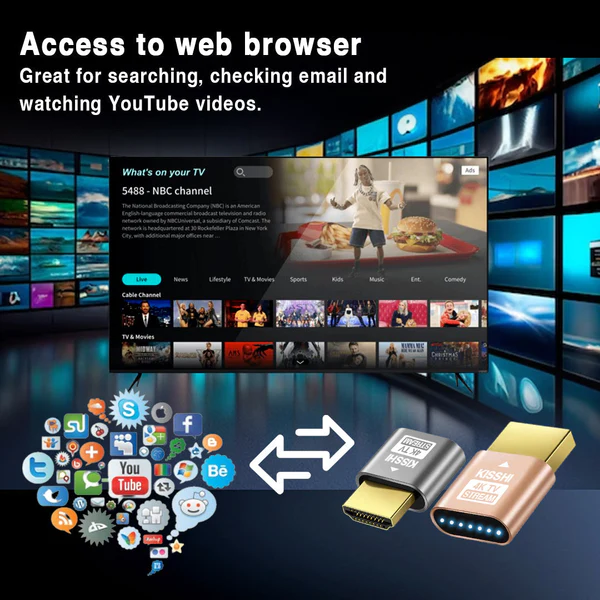 KISSHI™ TV Streaming Device - Access All Channels for Free - Image 7