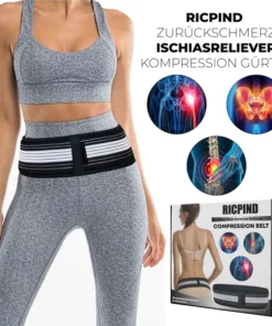 Ricpind ZurückSchmerz IschiasReliever Kompression Gürtel