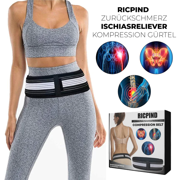 Ricpind ZurückSchmerz IschiasReliever Kompression Gürtel