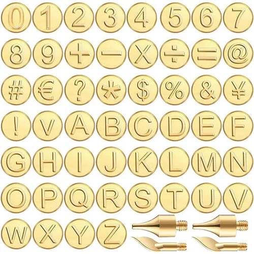 26 Buchstaben Kupferform -DIY Holzverbrennung / Schnitzset - Image 11