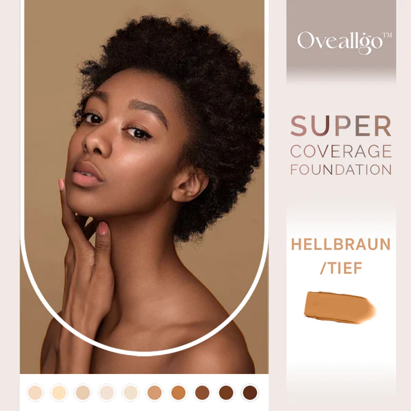 Oveallgo™ Super Coverage Foundation mit Polierpinsel - Image 20