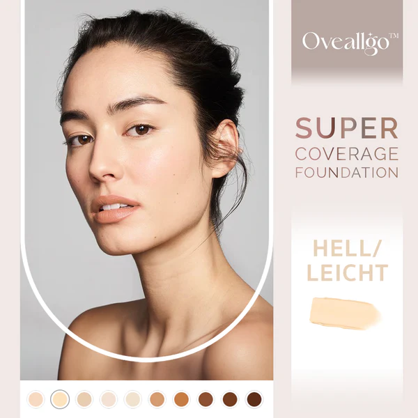Oveallgo™ Super Coverage Foundation mit Polierpinsel - Image 2