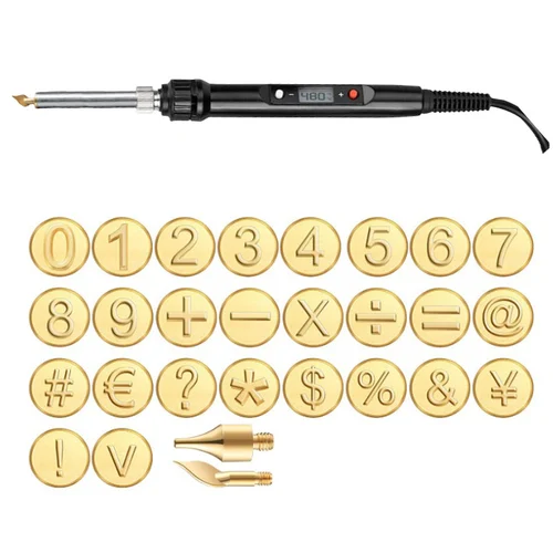 26 Buchstaben Kupferform -DIY Holzverbrennung / Schnitzset - Image 10