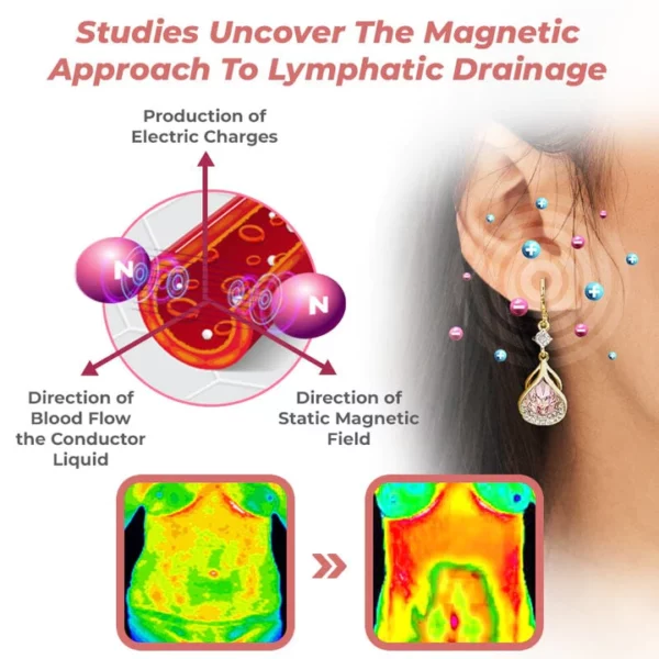 Oneswear™ Lymph Flow Magnetogen Earrings - Image 3