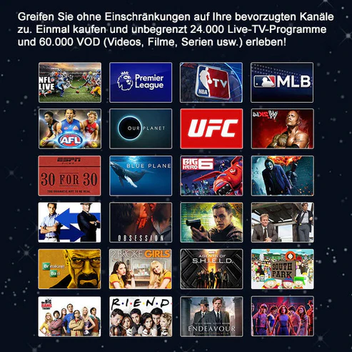 ViewBliss™ Smart TV Streaming Box - Zugriff auf alle Kanäle kostenlos - Image 8