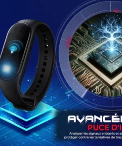 iRosesilk™ ANTI-Monitor Montre intelligente de brouillage de signal de puces AI anti-pistage