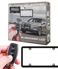 RICPIND BlurGuard LCD Plate Stealth Car Signal Jammer