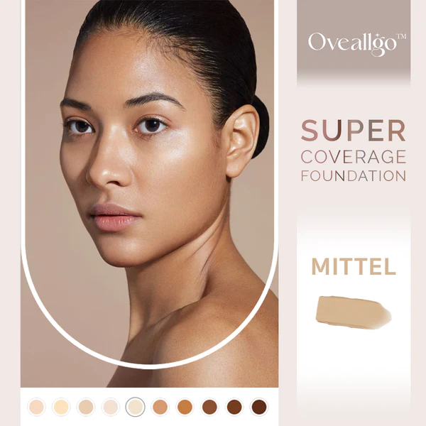 Oveallgo™ Super Coverage Foundation mit Polierpinsel - Image 17