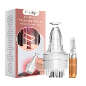 Oveallgo™ Drainage Massage Roller with Hair Strength Ampoules