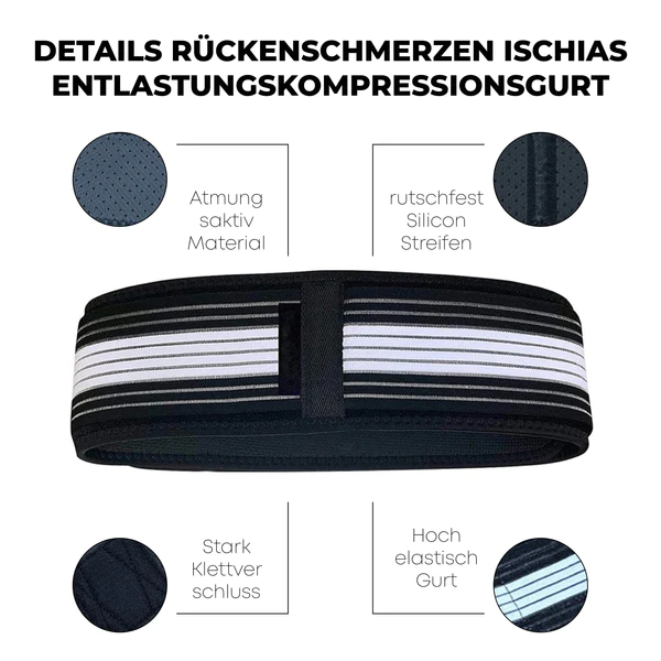 Ricpind ZurückSchmerz IschiasReliever Kompression Gürtel - Image 6