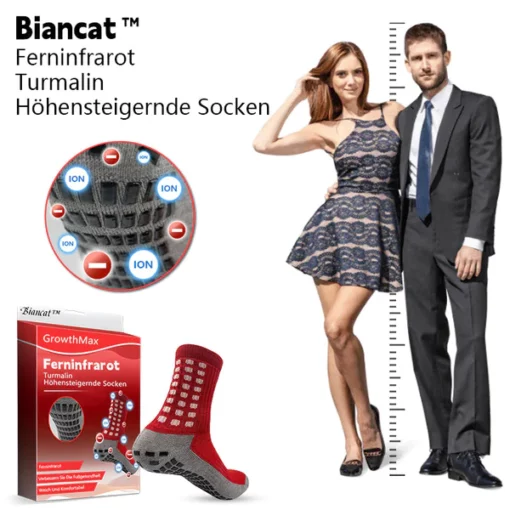 Biancat™ GrowthMax Ferninfrarot-Turmalin Höhensteigernde Socken