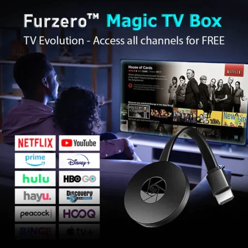 Furzero™ Magic TV Box - Access all Channels for FREE