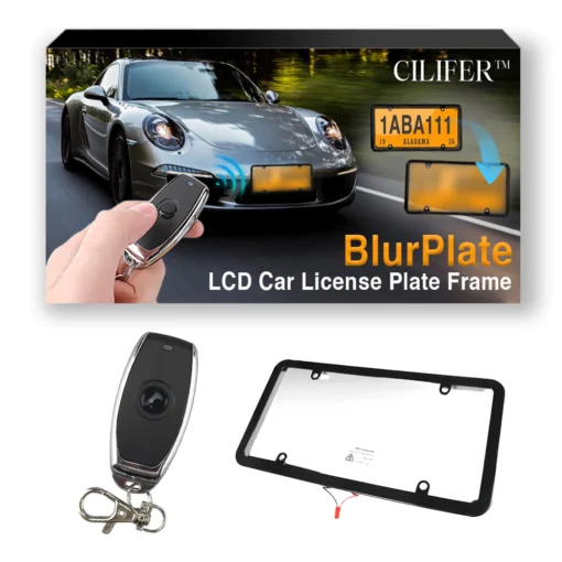 CILIFER™ BlurPlate LCD Car License Plate Frame