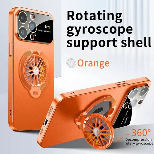 2024 Brand New Rotation Gyroscope Magnetic Stand Case For iPhone Series - Image 7