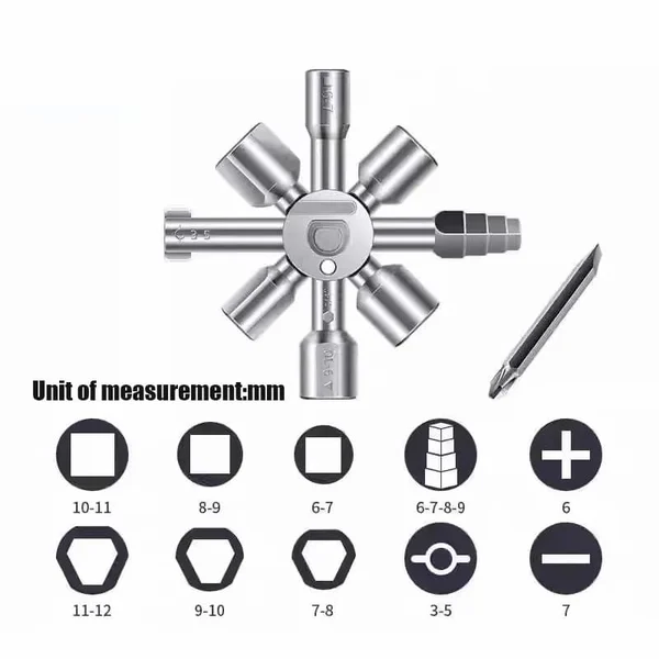 10 in 1 Cross Switch Key Wrench - Image 4