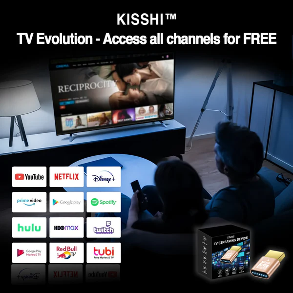 KISSHI™ TV Streaming Device - Access All Channels for Free - Image 2