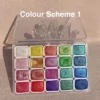 20 Colors Watercolor Painting Set