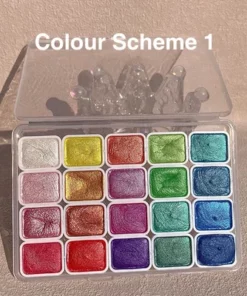 20 Colors Watercolor Painting Set