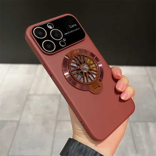 2024 Brand New Rotation Gyroscope Magnetic Stand Case For iPhone Series - Image 4