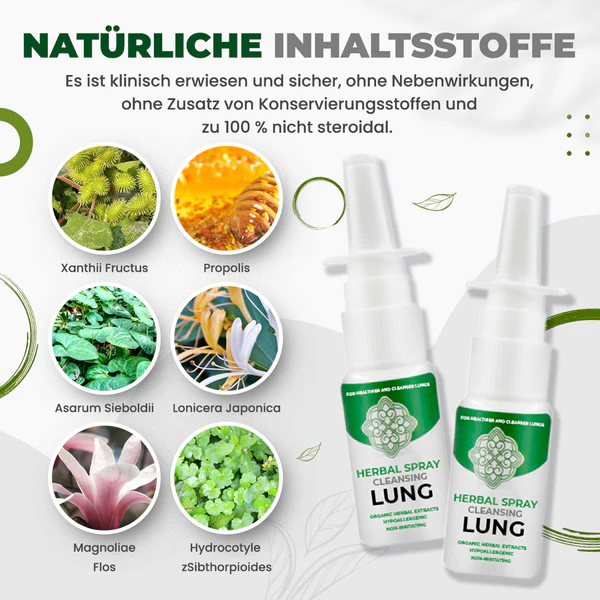 Bio-Kräuter-Lungenreinigung Repair Nasenspray - Image 5
