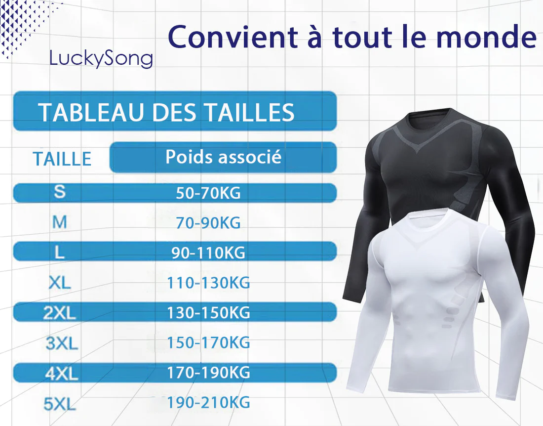 SEAGRIL™ Fern-Infrarot Turmalin Magnetisches Herren-Unterhemd - Image 10