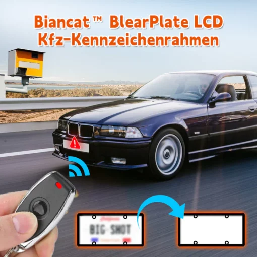 Biancat™ BlearPlate LCD Kfz-Kennzeichenrahmen