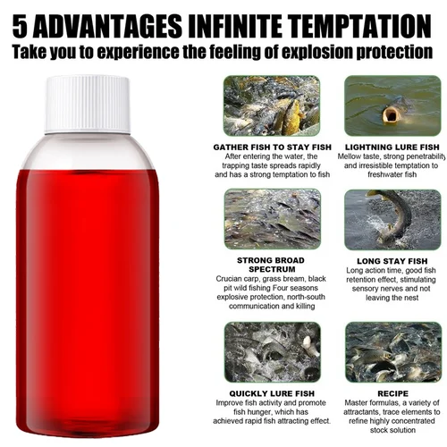 Red worm Scent Fish Attractants for Baits - Image 4